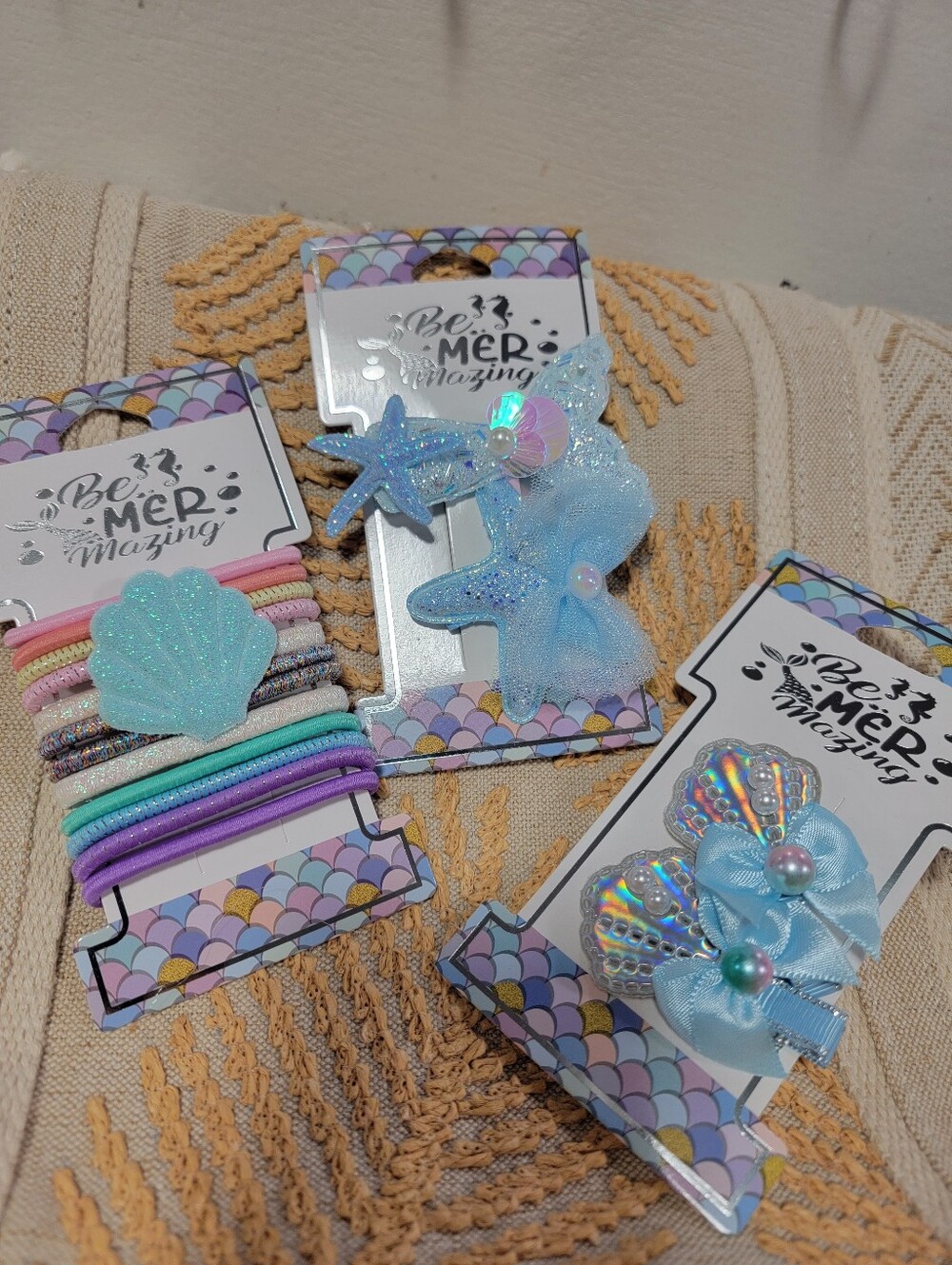Be Mermazing Blue Mermaid Hair Accessory Set for Kids